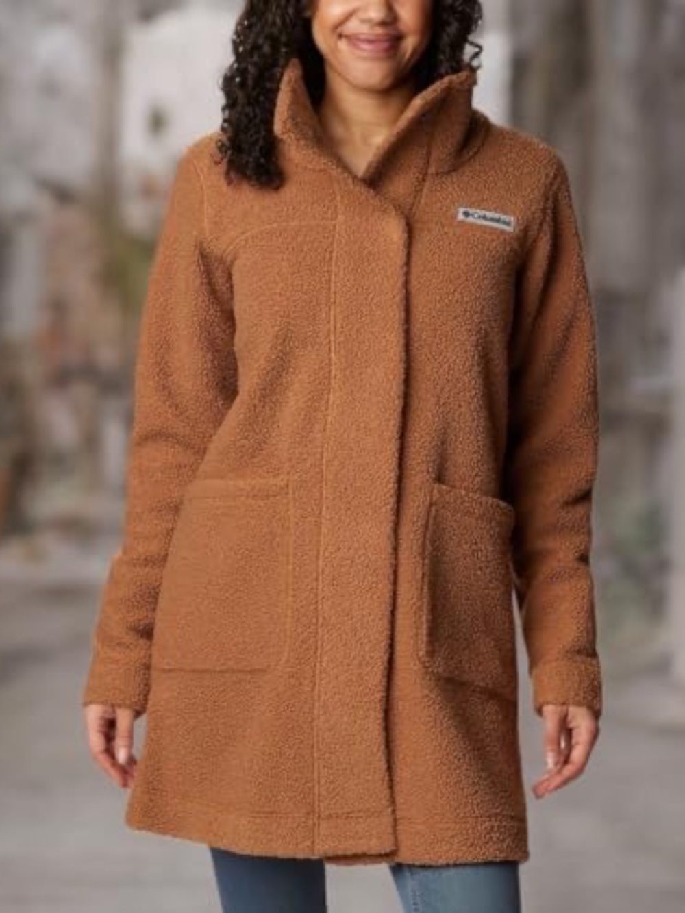 Columbia Womens Panorama Long Sherpa Jacket Size L